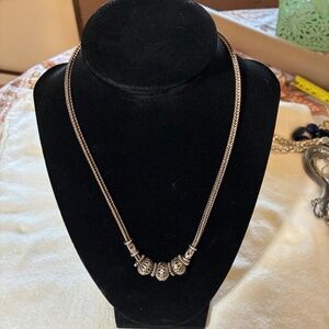 Sterling Silver Beaded Necklace